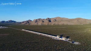 Instalación para el Hyperloop en el desierto de Nevada.