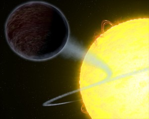 Exoplaneta WASP-12b.