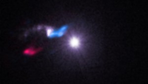Nacimiento de una estrella a 20.000 años luz.